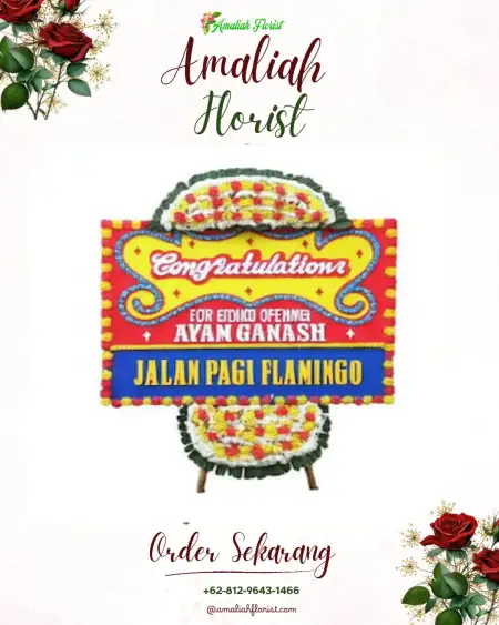 Sewa Papan Bunga Taman Fajar